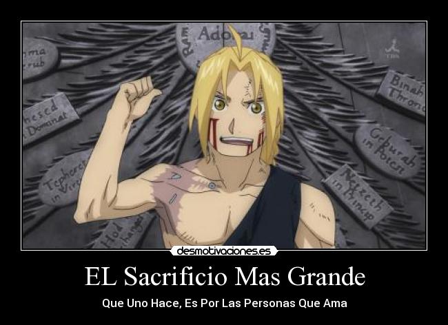 EL Sacrificio Mas Grande - Que Uno Hace, Es Por Las Personas Que Ama
