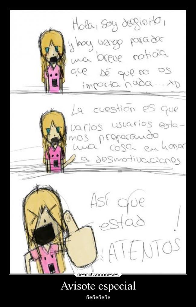 Avisote especial - 