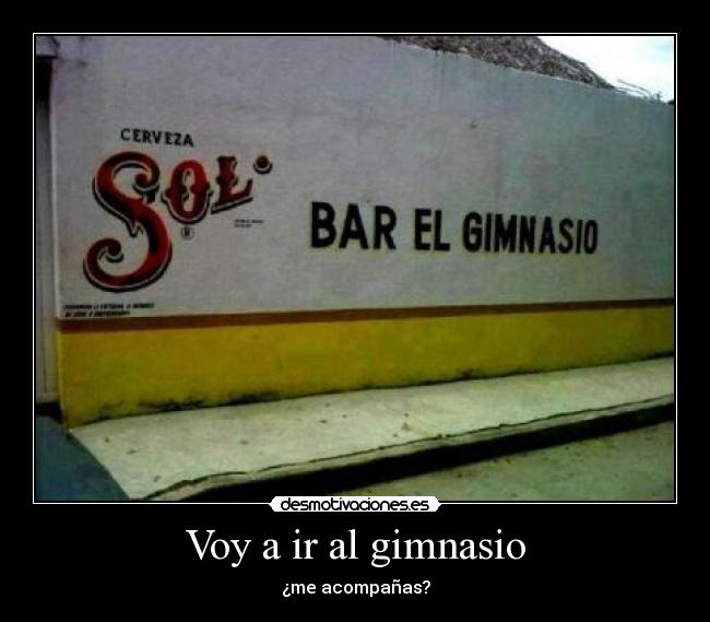 Voy a ir al gimnasio - 