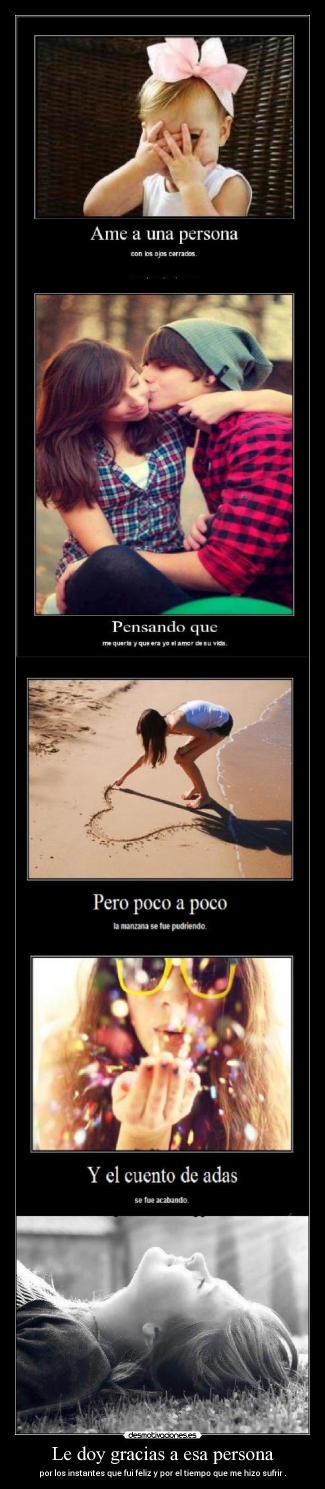 Le doy gracias a esa persona - 