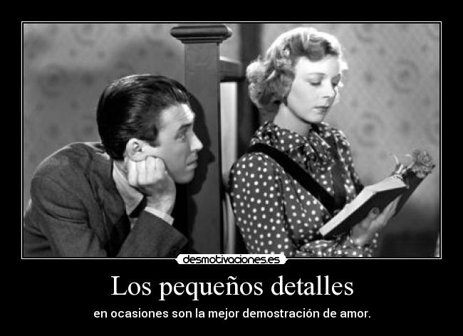 Los pequeños detalles -