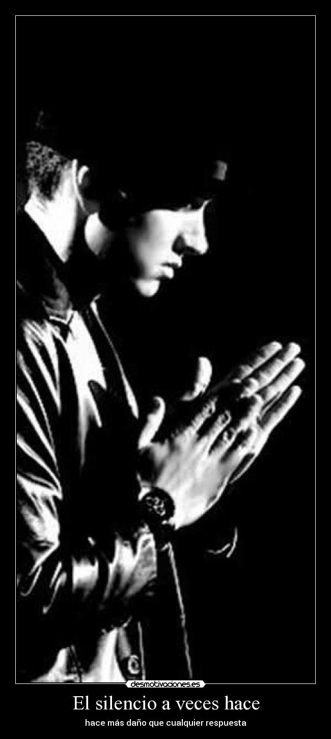 El silencio a veces hace -