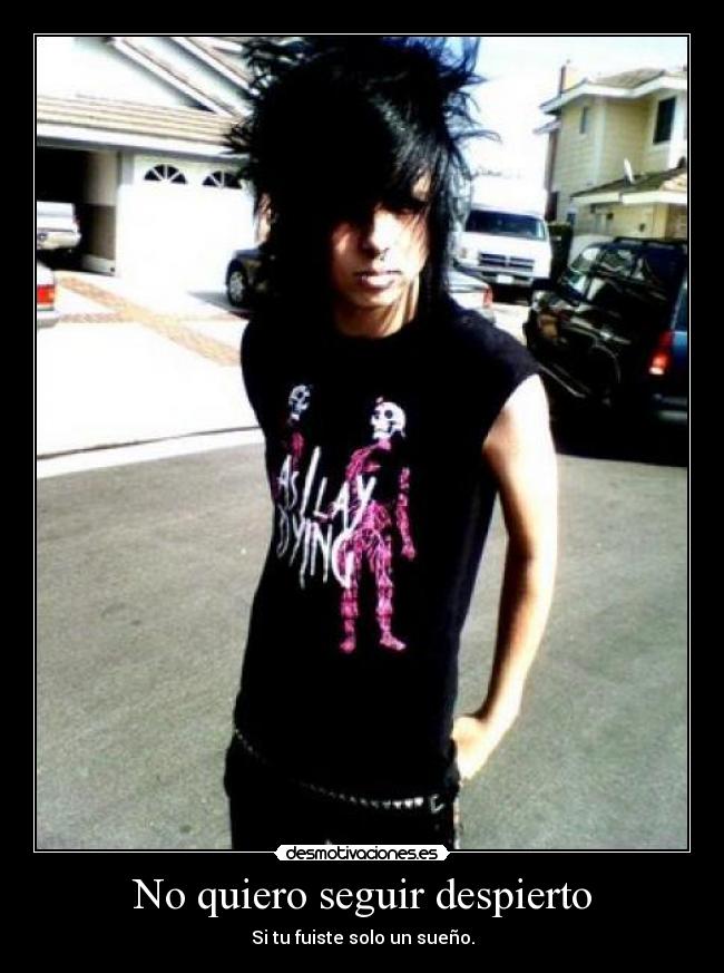 No quiero seguir despierto - 