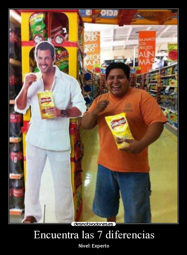 Encuentra las 7 diferencias - Nivel: Experto