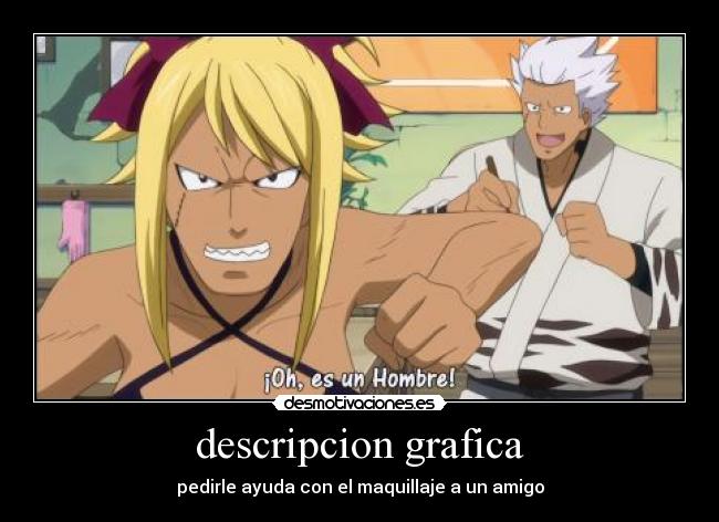 descripcion grafica - pedirle ayuda con el maquillaje a un amigo