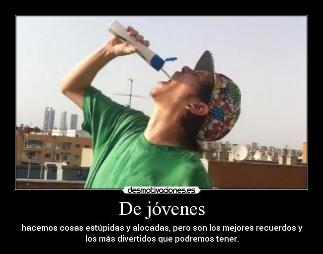 De jóvenes -