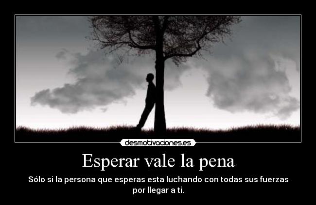 Esperar vale la pena -