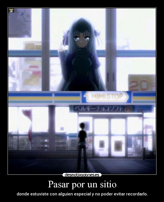 Pasar por un sitio - 