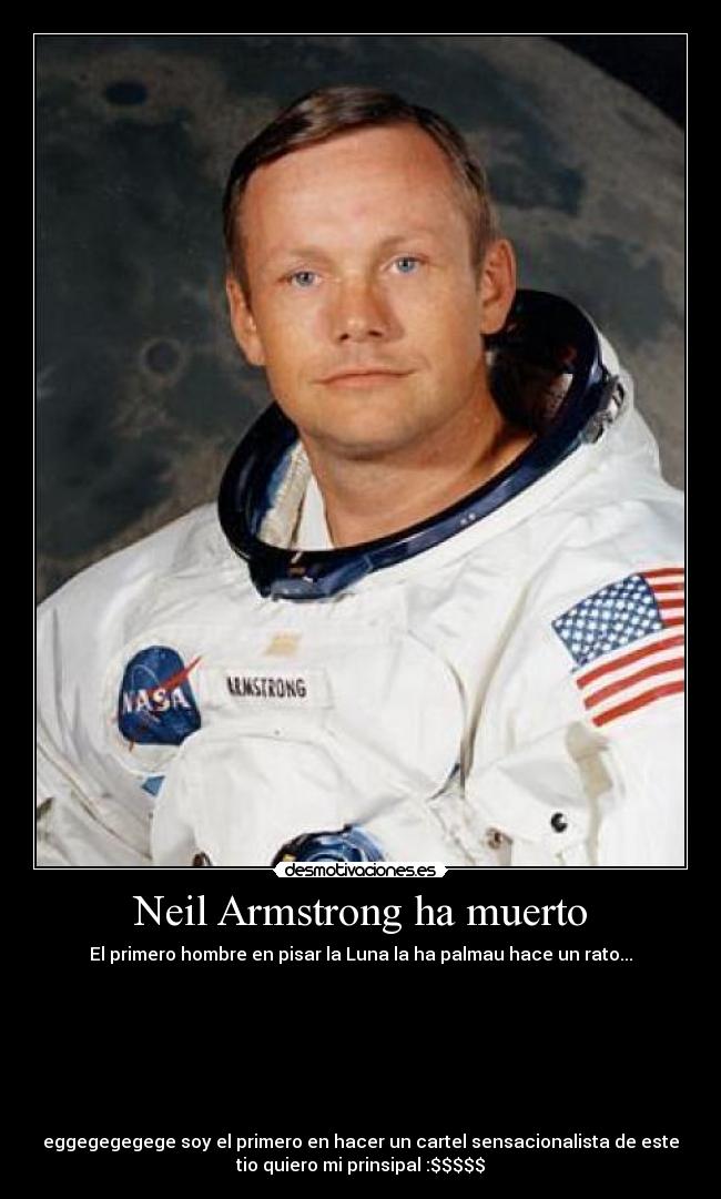 Neil Armstrong ha muerto - 