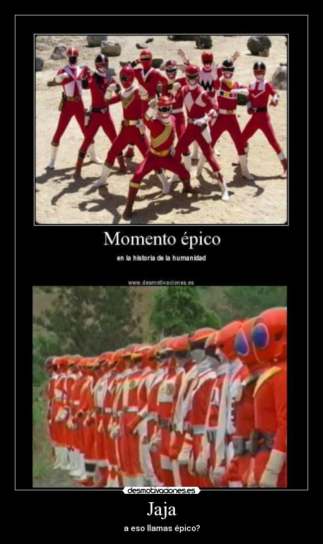 carteles los mejores power rangers rojos desmotivaciones