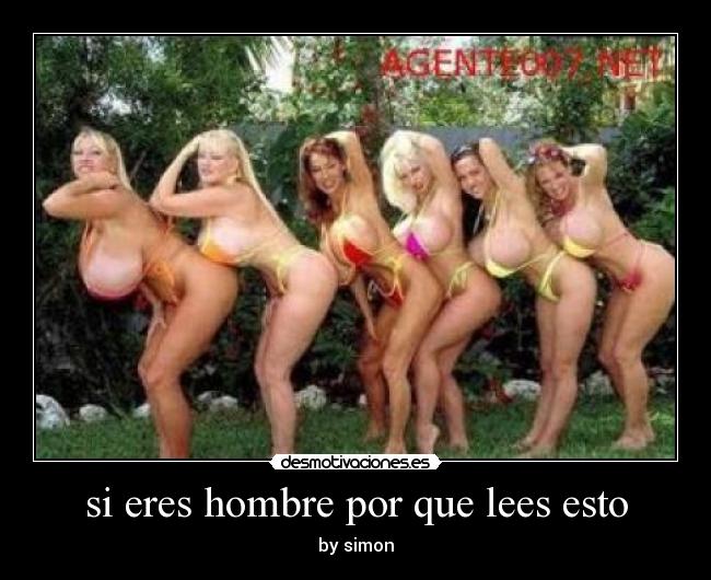 si eres hombre por que lees esto -