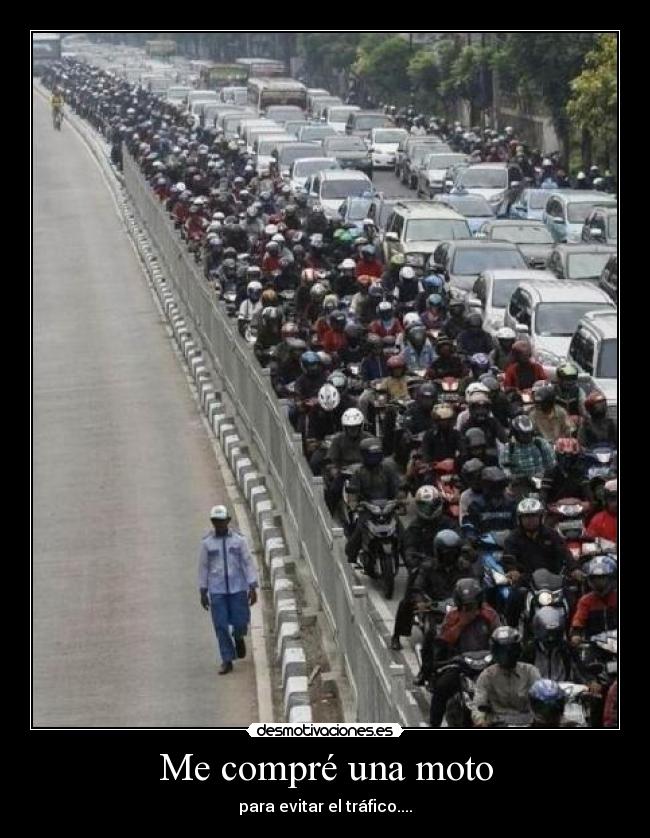 Me compré una moto -