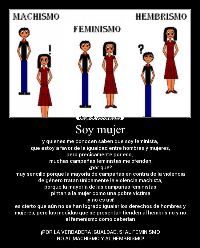 Imágenes y Carteles de HEMBRISMO | Desmotivaciones