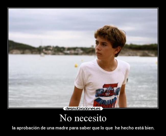 No necesito -