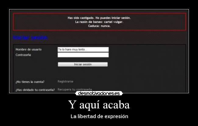 Y aquí acaba - 