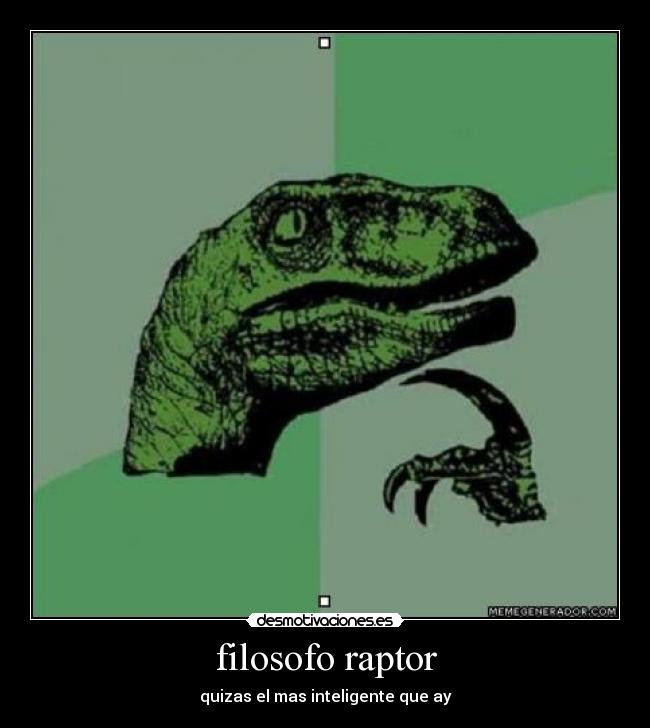 filosofo raptor -