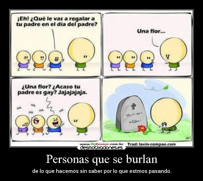 Personas que se burlan - 