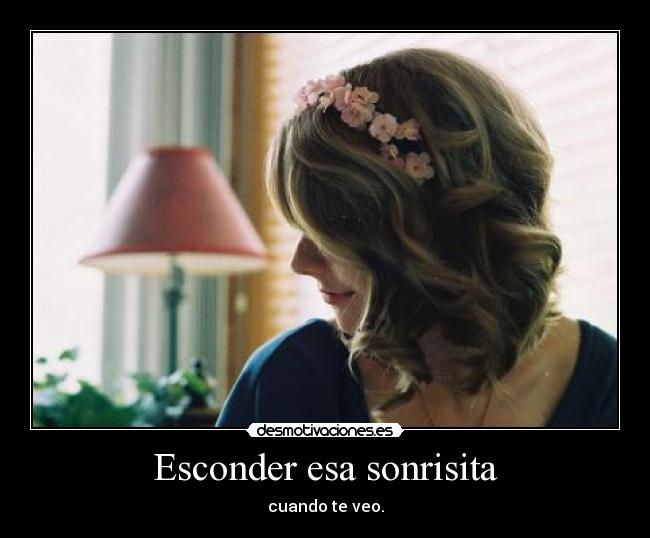 Esconder esa sonrisita - 