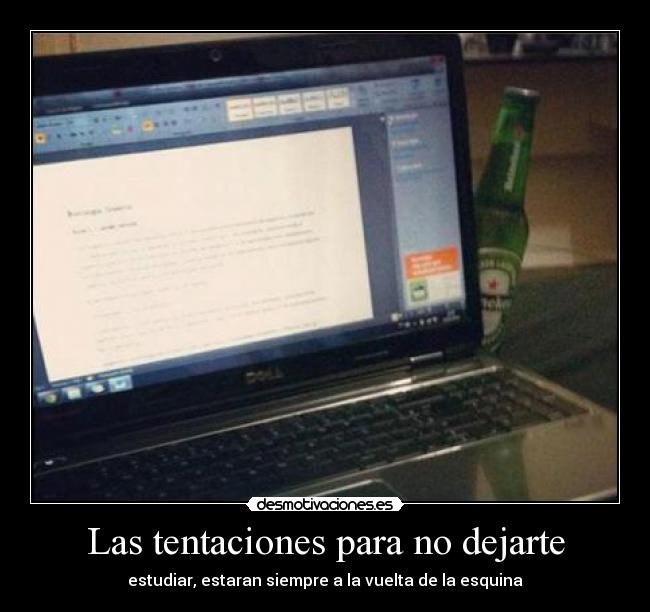 Las tentaciones para no dejarte - 