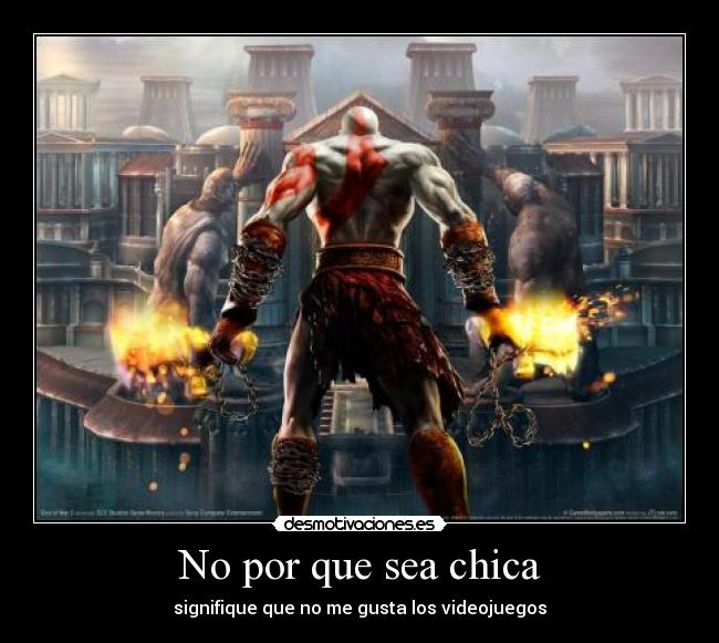 No por que sea chica -