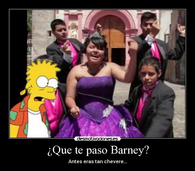 ¿Que te paso Barney? - 