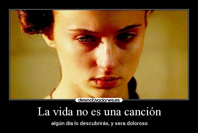carteles vida juego tronos sansa stark desmotivaciones