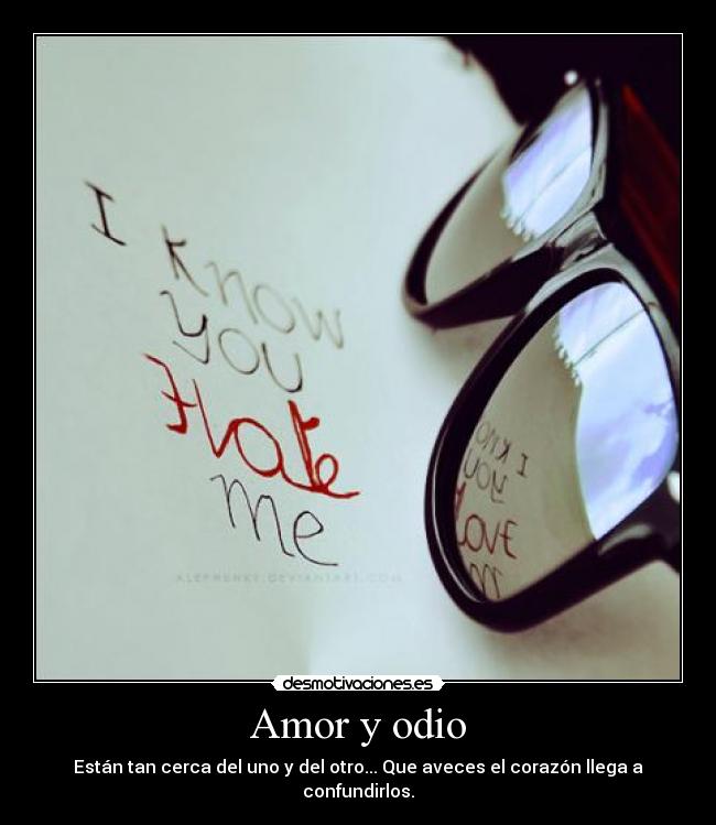 Amor y odio -