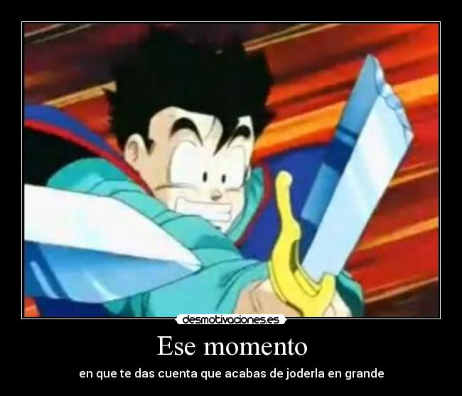 carteles raptorhunters harukaze anime dragon ball gohan echo perder desmotivaciones