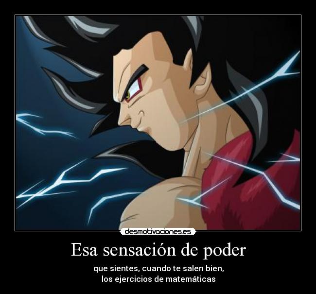 Esa sensación de poder -