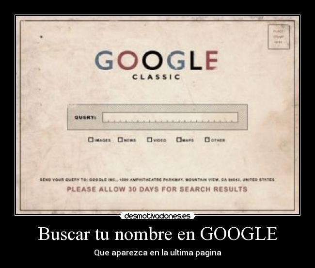 Buscar tu nombre en GOOGLE - 