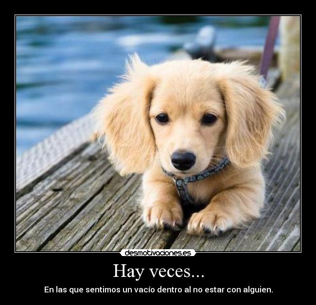 Hay veces... -