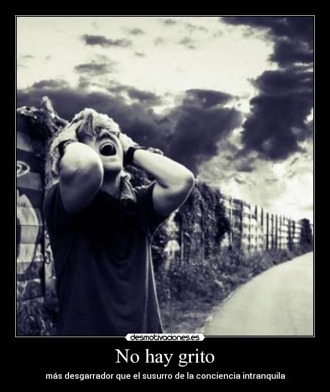 No hay grito -