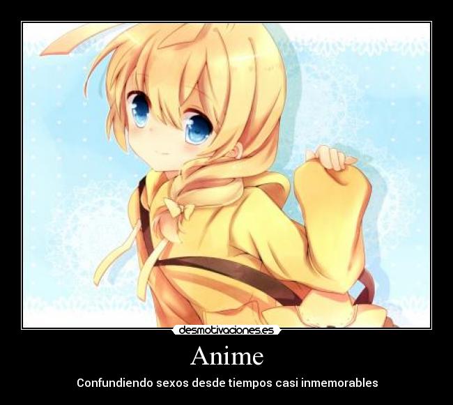 Anime - Confundiendo sexos desde tiempos casi inmemorables