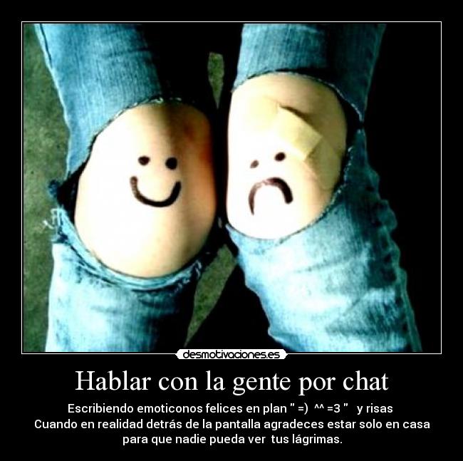 HABLAR POR UN CHAT hablar por un chat: