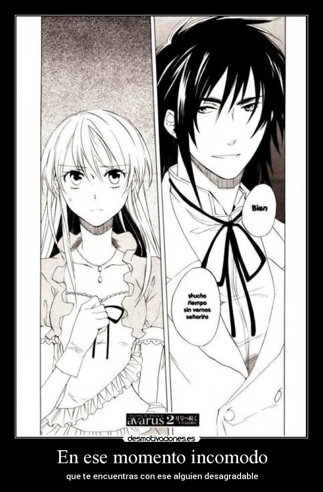 En ese momento incomodo -