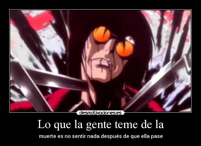 carteles anime hellsing arukardo alucard usted esta leyendo propiedad privada mmmmmmmm dejare ver desmotivaciones