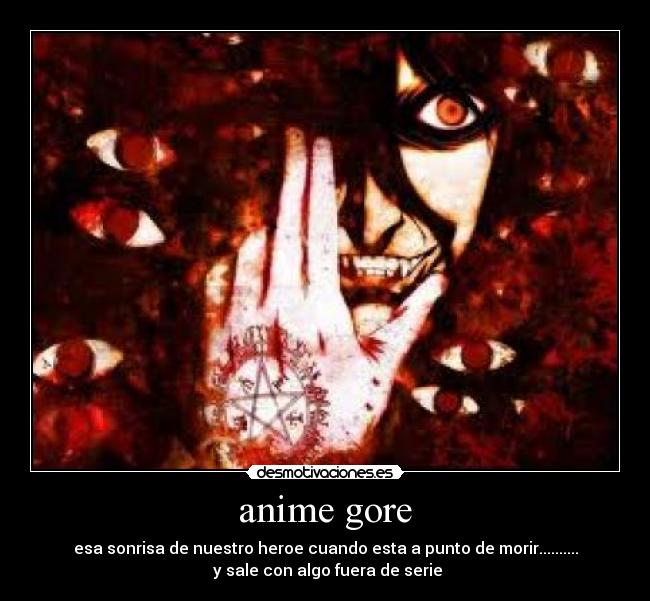 carteles anime anime manga gore hellsing heroe alucard kendy desmotivaciones