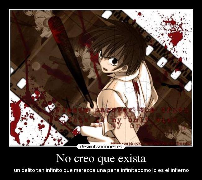 carteles higurashi naku koro como dije antes para atacar los religiosos desmotivaciones