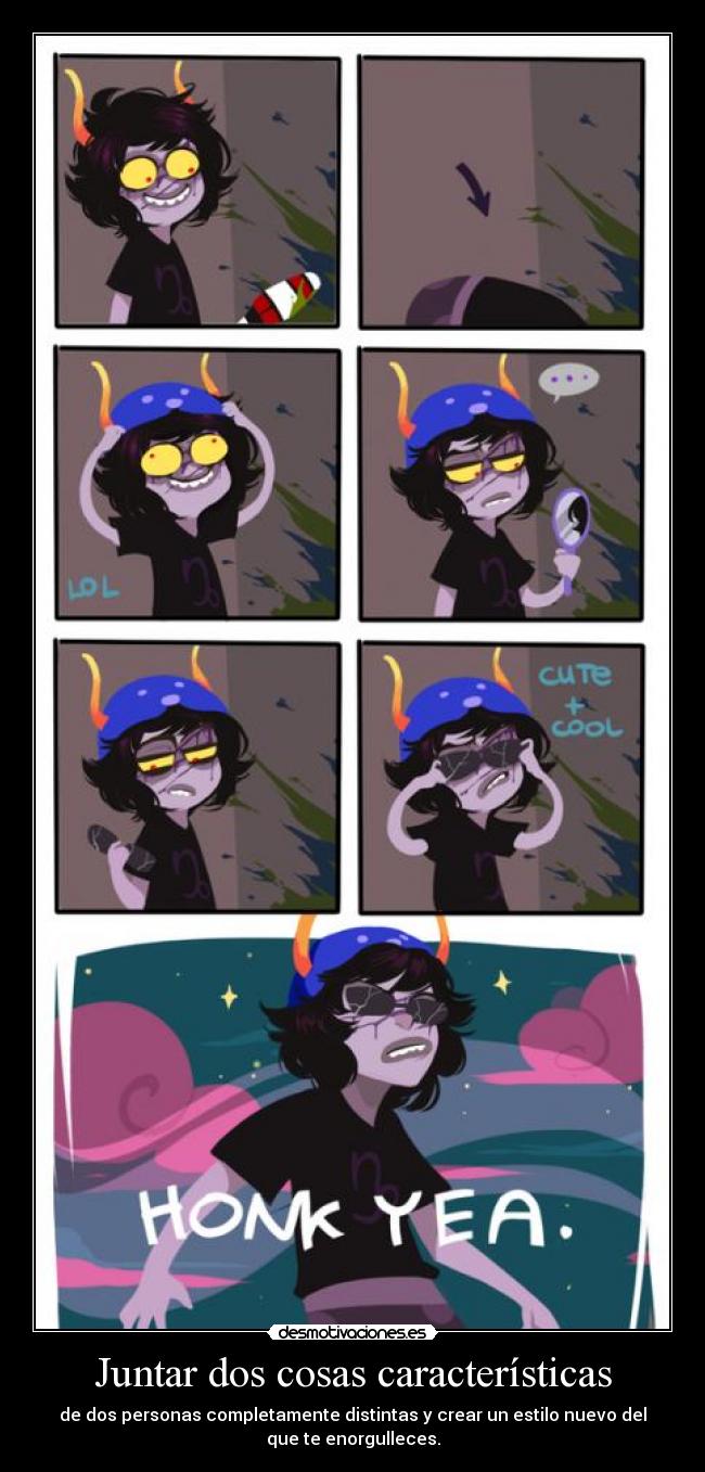 Juntar dos cosas características -