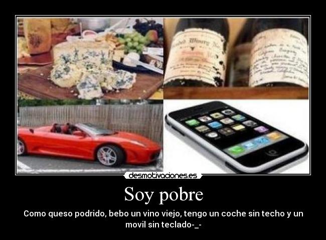 Soy pobre -