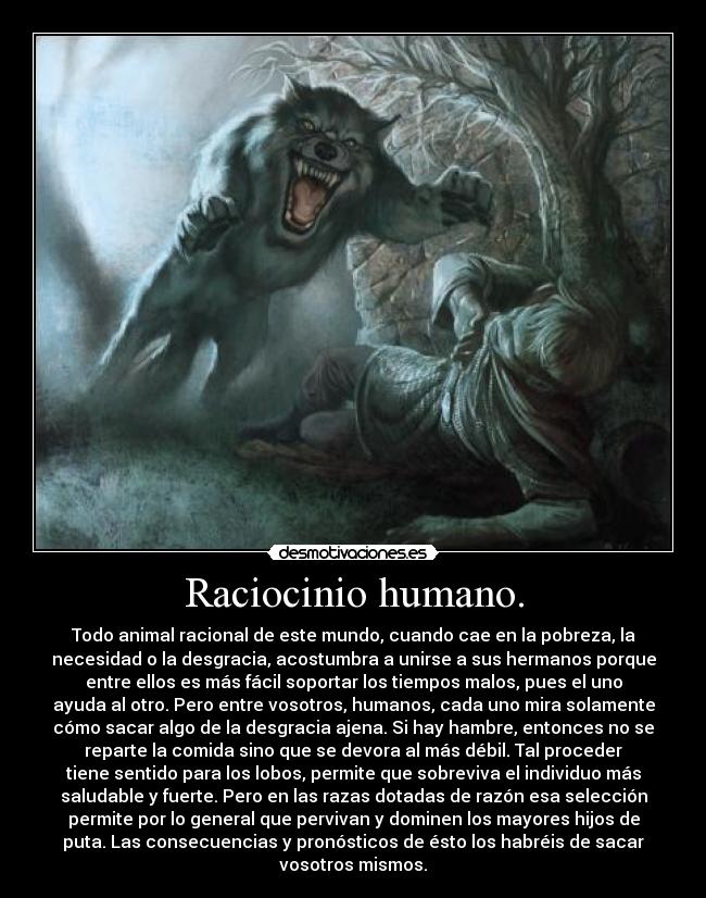 Raciocinio humano. - 