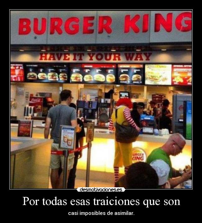 Por todas esas traiciones que son - 