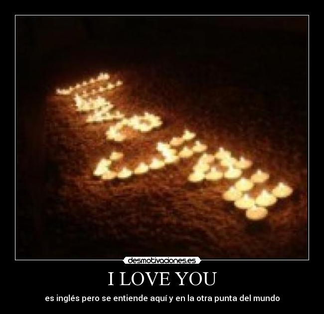 I LOVE YOU - 