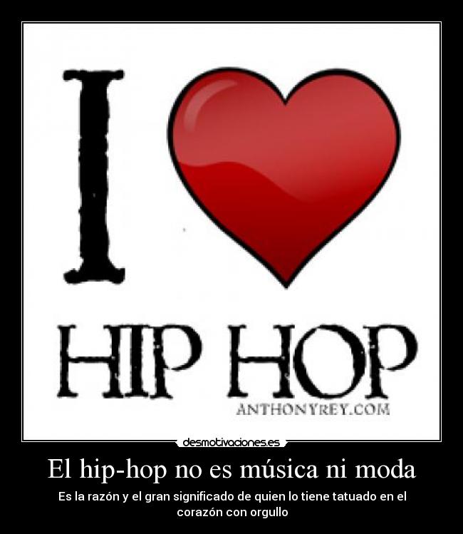 El hip-hop no es música ni moda - 