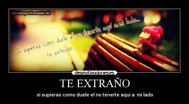 TE EXTRAÑO - 