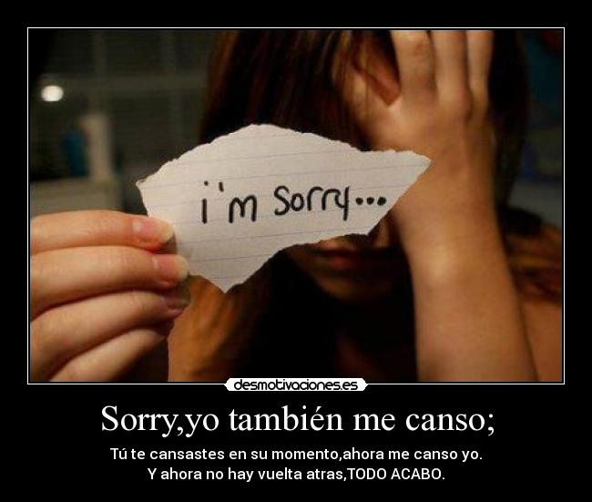carteles imsorry desmotivaciones