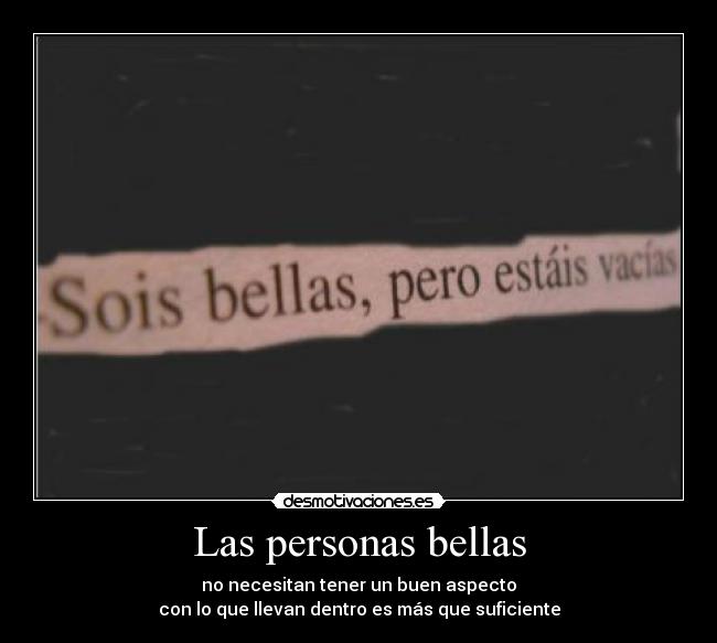 Las personas bellas - 