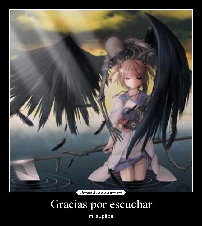 Gracias por escuchar - mi suplica