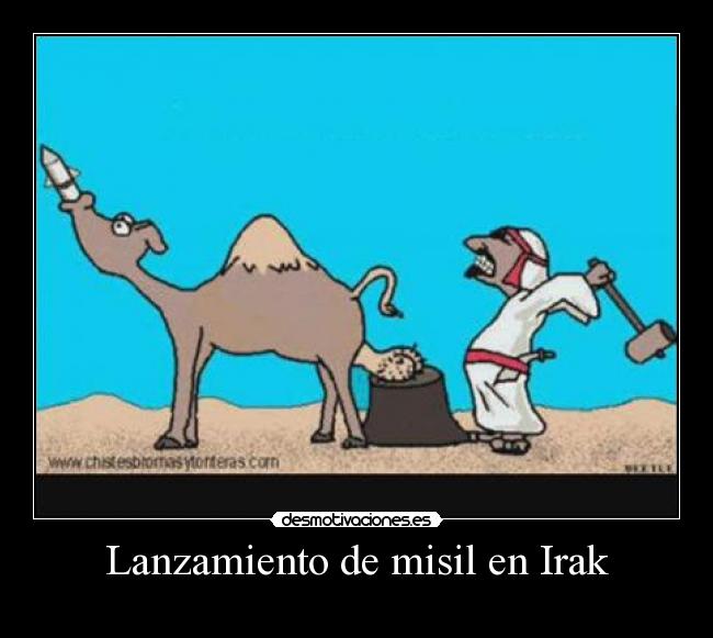 Lanzamiento de misil en Irak - 