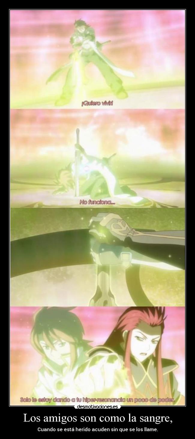 Los amigos son como la sangre, - Cuando se está herido acuden sin que se los llame.